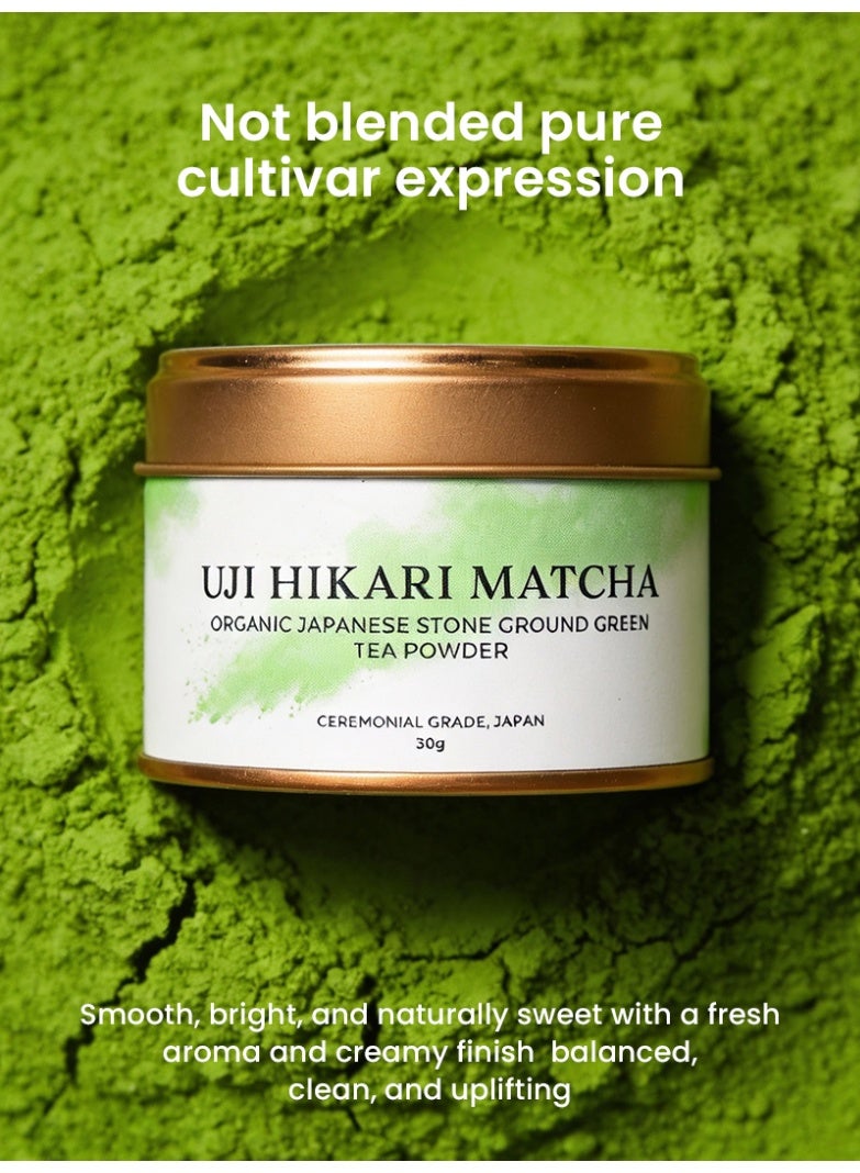 Tealand Single Organic Matcha Green Tea Powder 100% Authentic Japanese Origin Superior Uji Hikari Superfood 30g - Image 4